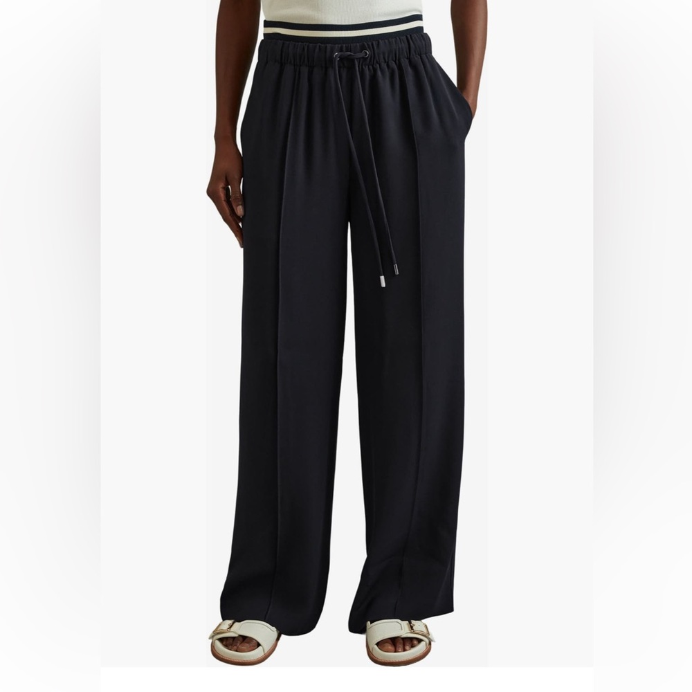 Reiss Fleur wide leg pants size 10